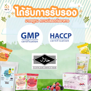 Wel-B Freeze-dried Raspberry 14g (ราสเบอร์รี่กรอบ 14 กรัม) 1 ซอง