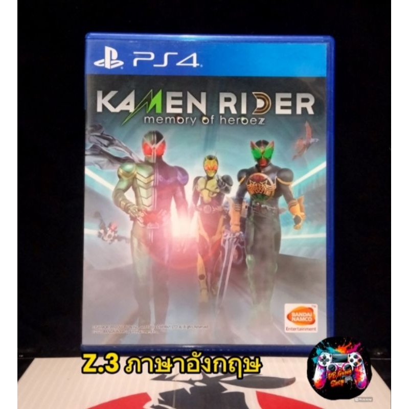 แผ่นเกมส์ [Ps4] Kamen Rider Memory of heroez 📀Ps4game (มือ2)โซน3  สภาพสวยใช้งานได้ปกติ