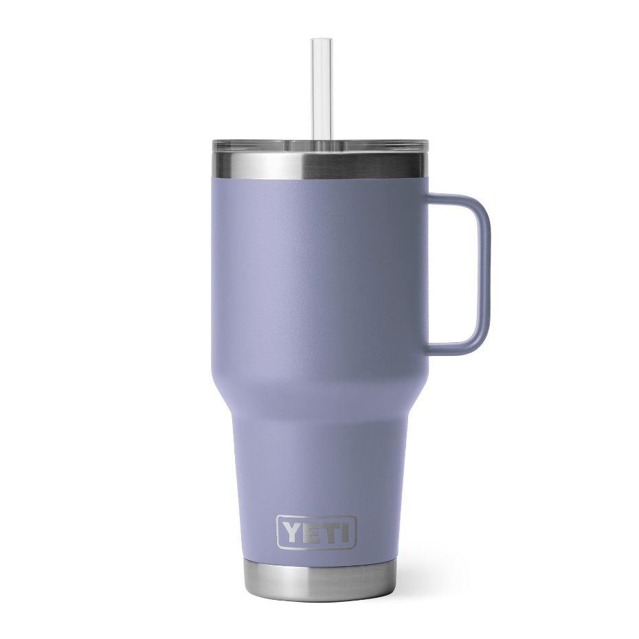 YETI แก้วเยติ เก็บความเย็น รุ่น RAMBLER 35 OZ MUG WITH STRAW LID COSMIC LILAC