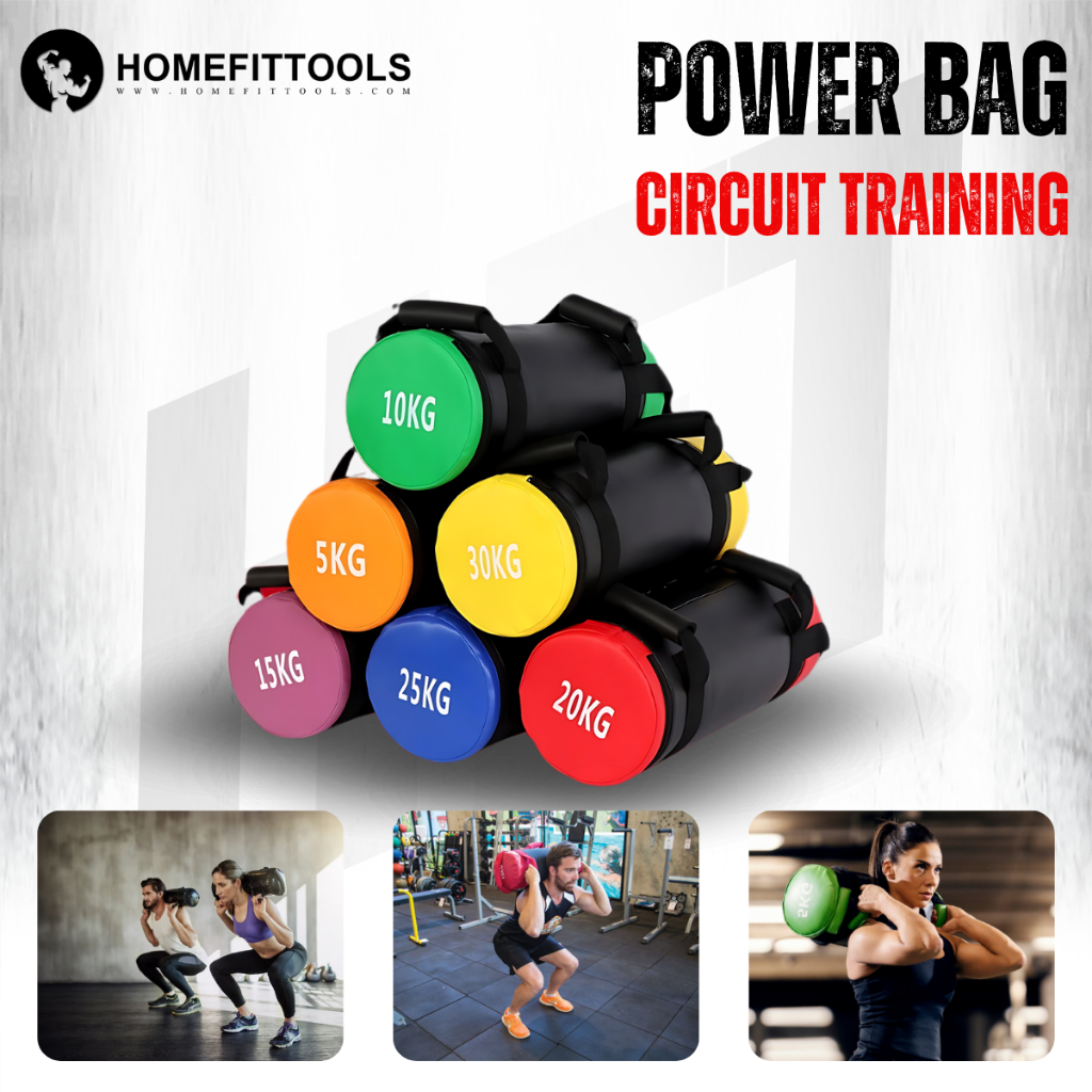Power Bag กระเป๋ายิม กระเป๋าถ่วงน้ำหนัก กระเป๋าออกกำลังกาย กระสอบทรายออกกําลังกาย ฝึกความแข็งแรง -Homefittools