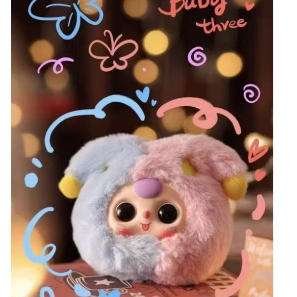 ใช้โค้ดลด30% แบบเลือกตัว Baby Three 12 กลุ่มดาวราศี พวงกุญแจห้อยกระเป๋า