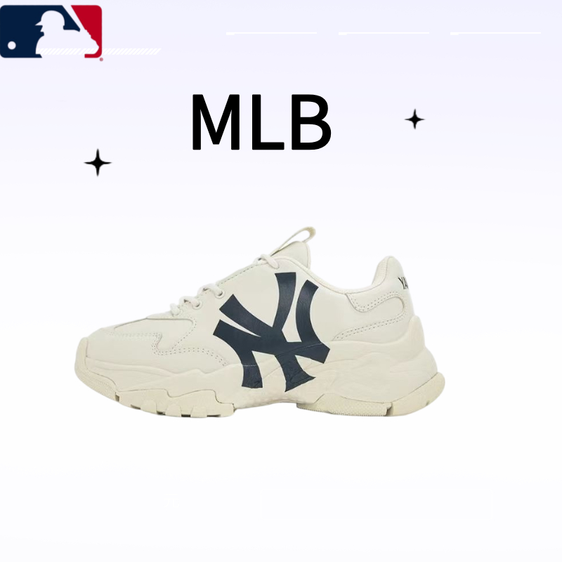 MLB รองเท้าผ้าใบ Unisex รุ่น 3ASHC101N 50BGS - สีเบจ