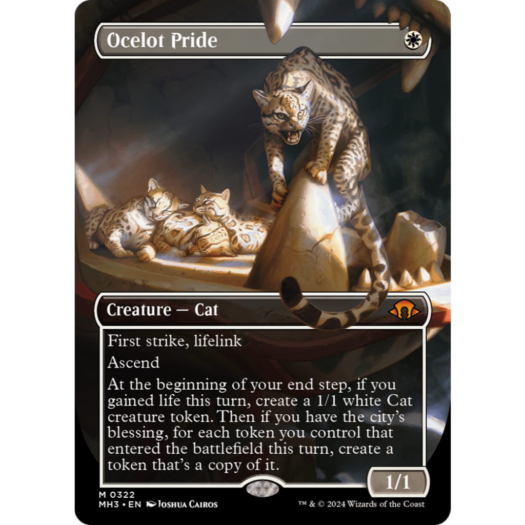 Modern Horizons 3 Variants Foil: Ocelot Pride (0322 - Borderless)