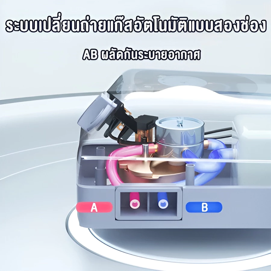 ที่นอนลมแบบลอนป้องกันแผลกดทับสำหรับผู้ป่วยติดเตียง thumbnail 8