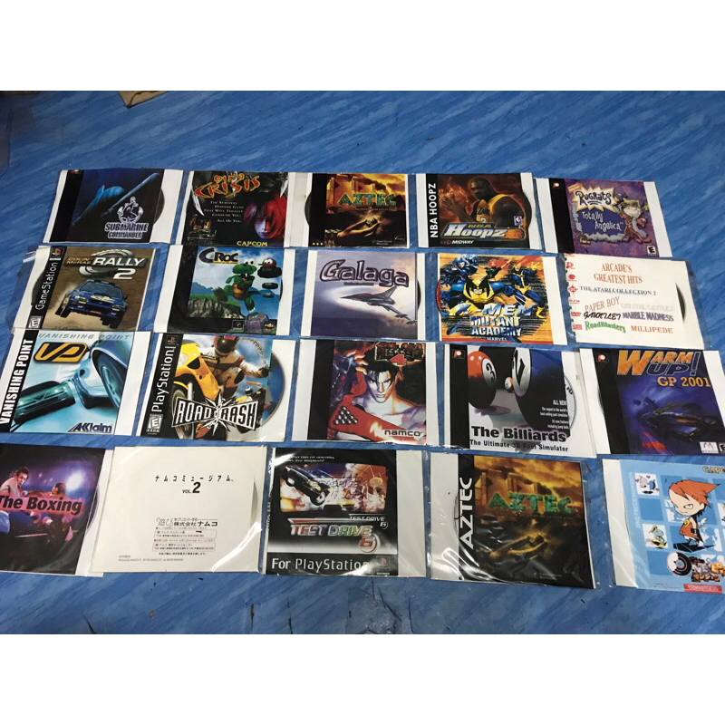 PS1,เกมส์ (50) ,แผ่นปั๊มรุ่นเก่า หายาก มือ 1 สภาพใส