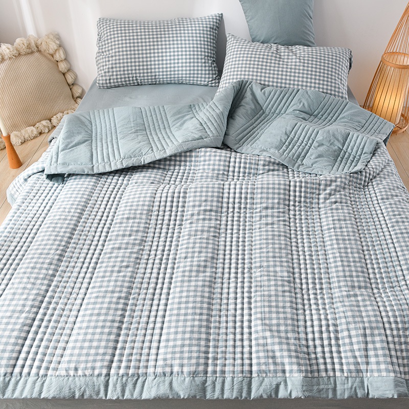 6 ฟุต ผ้าห่ม ผ้าฝ้ายแท้ ผ้าห่มผ้าฝ้าย ขนาด ผ้าห่มระบายอากาศดี ใช้ได้ทุกฤดูกาล ผ้าห่ม พร้อมส่งจากไทย - รูปที่ 4