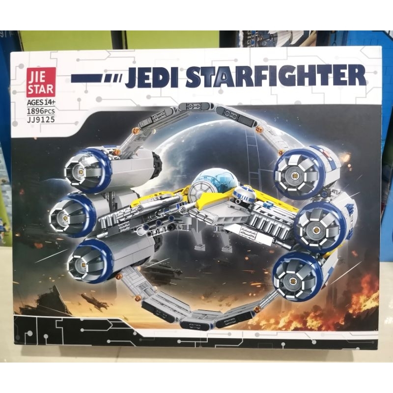 เลโก้จีน JJ9125 ยานสตาวอร์ Jedi Starfighter 1,896ชิ้น พร้อมส่งจากไทย(กทม)