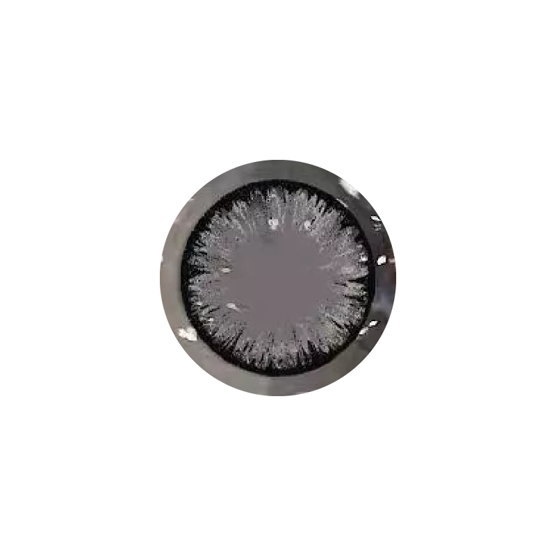 Midroo บิ๊กอายเลนส์บิ๊น่ารัก Shiny Grey/ Shiny Brown 14.5 มม รายเดือนคอนแทคเลนส์ 1คู่