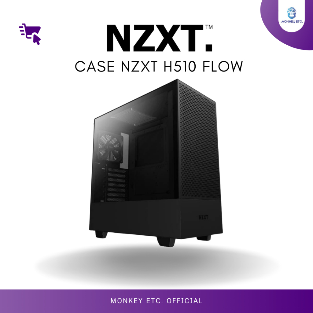 CASE NZXT H510 FLOW BLACK