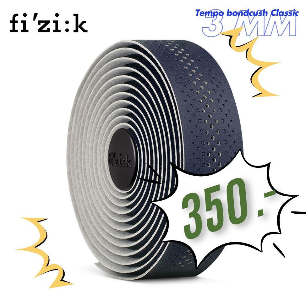 ลดราคา!!! Fizik ผ้าพันแฮนด์จักรยาน Bar Tape Tempo Microtex Bondcush Classic 3mm
