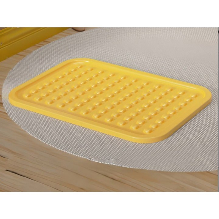 PEKO PET&CAT [แผ่นดักทราย006] แผ่นดักทรายแมว สำหรับวางหน้าห้องน้ำแมว แผ่นรองทรายแมว