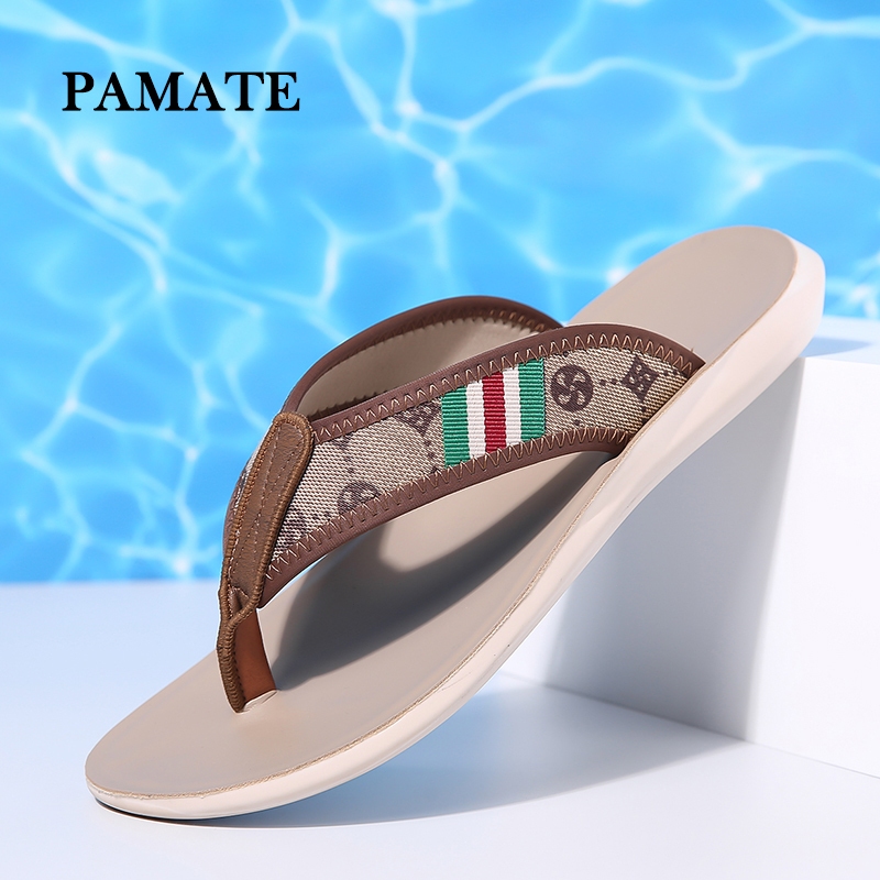 【PAMATE】รองเท้าแตะผู้ชาย แบบคลาสสิก สบายและเป็ดสำหรับการใช้งานในแต่ละวัน🔥ส่งเร็ว🔥