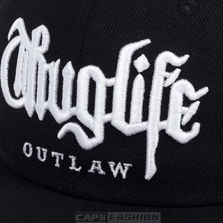 หมวกเบสบอล เย็บปักถักร้อย แบรนด์ Thug life สไตล์ฮิปฮอป ย้อนยุค แฟชั่น เหมาะสำหรับฤดูร้อน ป้องกันแสงแดด ปรับขนาดได้