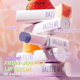 *(1ชิ้น)แดซเซิล มี ลิปบาล์ม DAZZLE ME Fruit Justice Lip Balm 3.5g