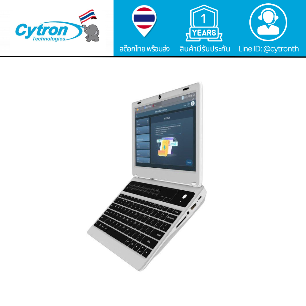 CrowPi L Basic Kit-แล็ปท็อป Raspberry Pi สำหรับการเรียนรู้การเขียนโปรแกรมและฮาร์ดแวร์ (ไม่รวม Pi 4)