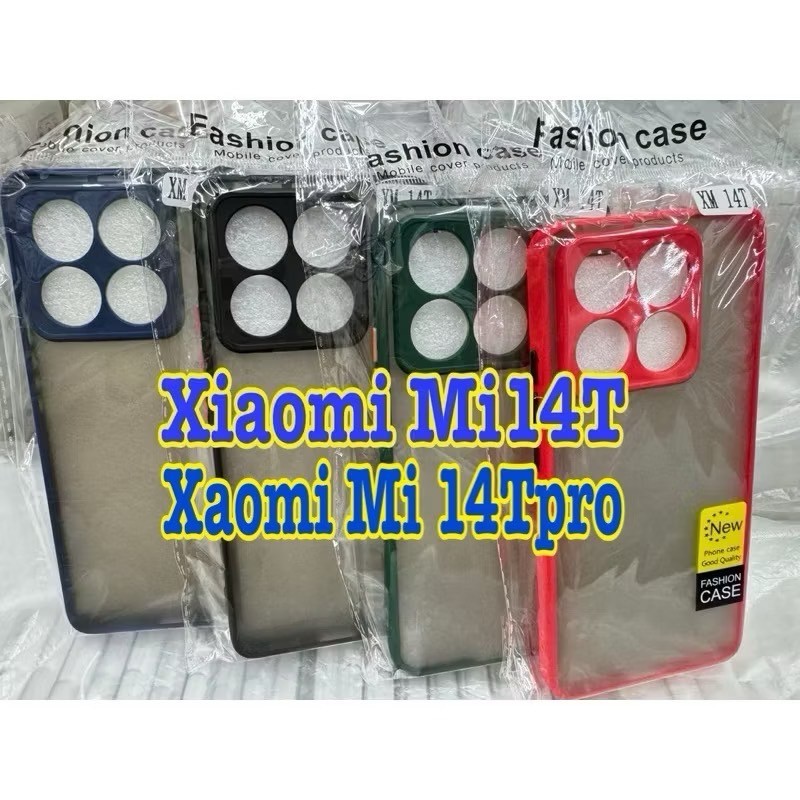 【Flash Sale】 เคสXiaomi Mi14T/Mi14T Pro เคสXiaomi เคสTPU​นิ่ม ​เคสขอบนิ่มหลังแข็งขุ่นคลุมกล้อง For Xi