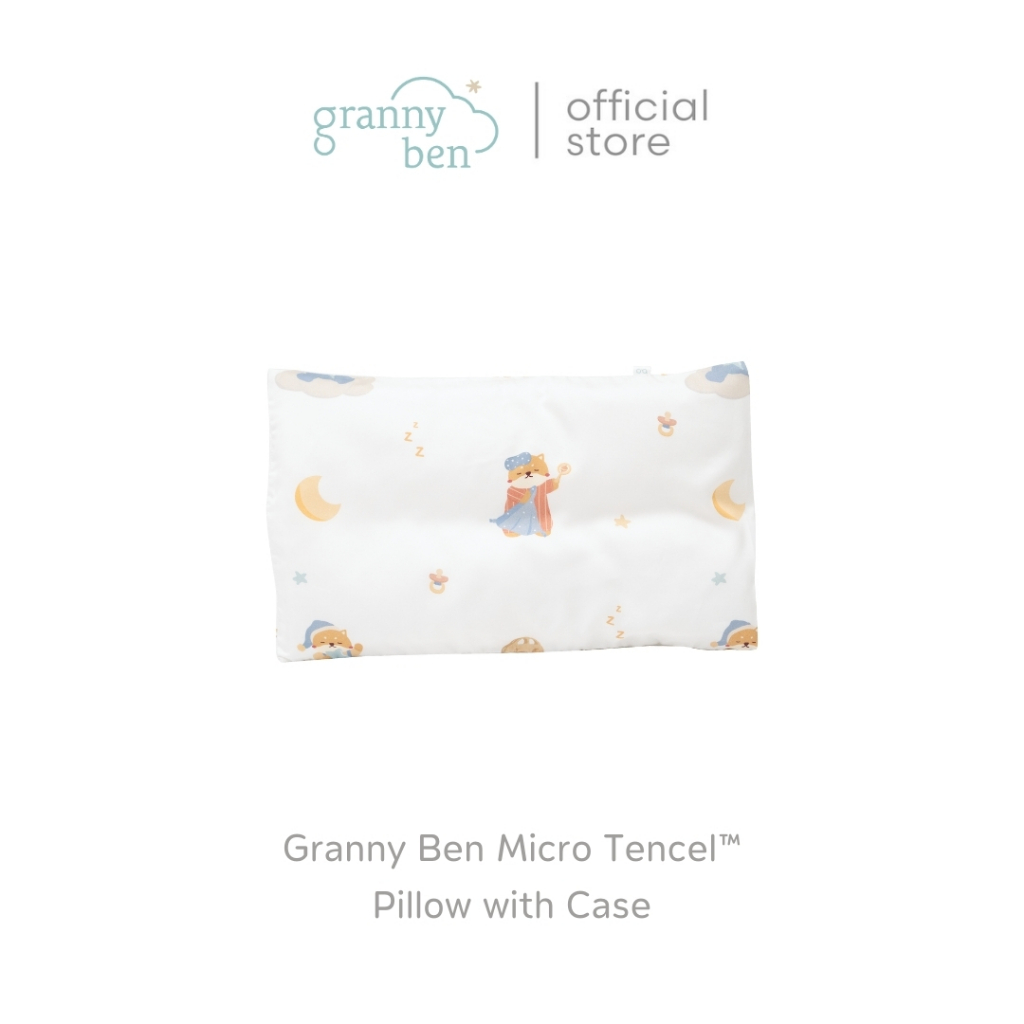Granny Ben Micro Tencel™ Pillow with Case หมอนพร้อมปลอกไมโครเทนเซล Size S