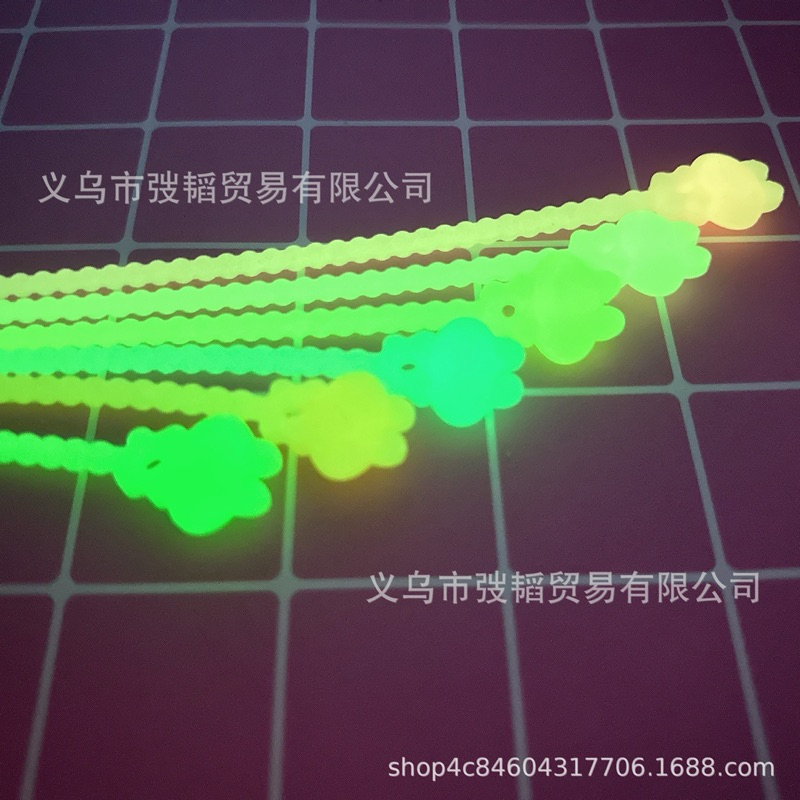 สายซิลิโคน หัวกบ 20 cm *เรืองแสงได้ในที่มืด สายพวงกุญแจ สายคล้องตุ๊กตา สายรัดDIY และอื่นๆ