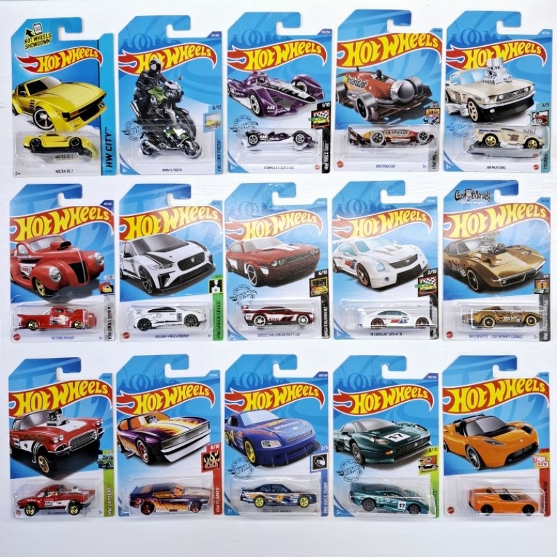 Hot wheels โมเดลรถเหล็ก สเกล1/64 แพ็คสวย เลือกแบบได้