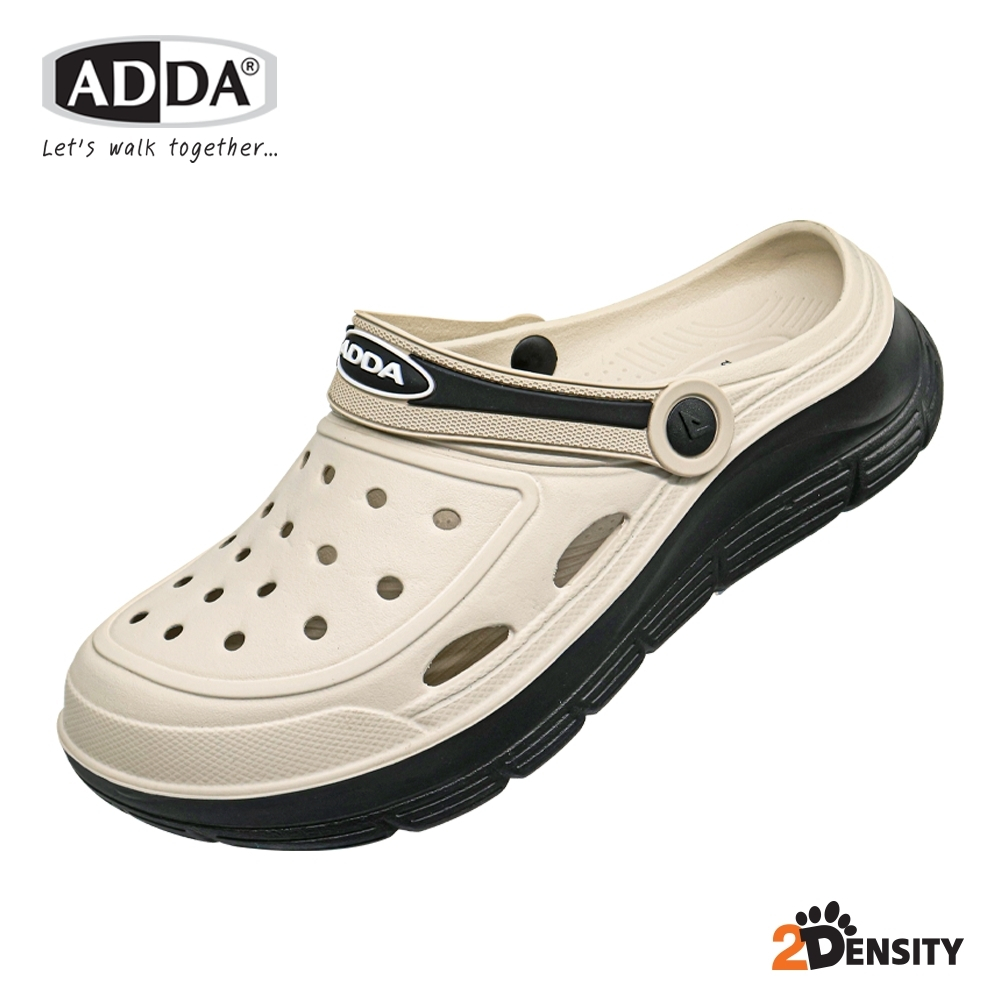 ADDA รุ่น 5TD88 SIZE (7-10) 2DENSITY นุ่มสวมใส่สบายมีสายรัดหลังมาให้เพิ่มความกระชับ รองเท้าหัวโต