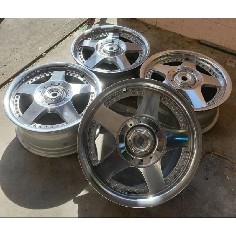 ล้อแม็กรถยนต์ JRD RS5 ขอบ 15" กว้าง 6.5 ET. 38