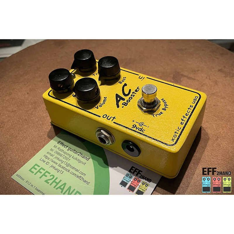 🎉เอฟเฟคกีต้าร์มือสอง🎉 (จัดส่งทันที) 🎸 Xotic AC Booster 🥁