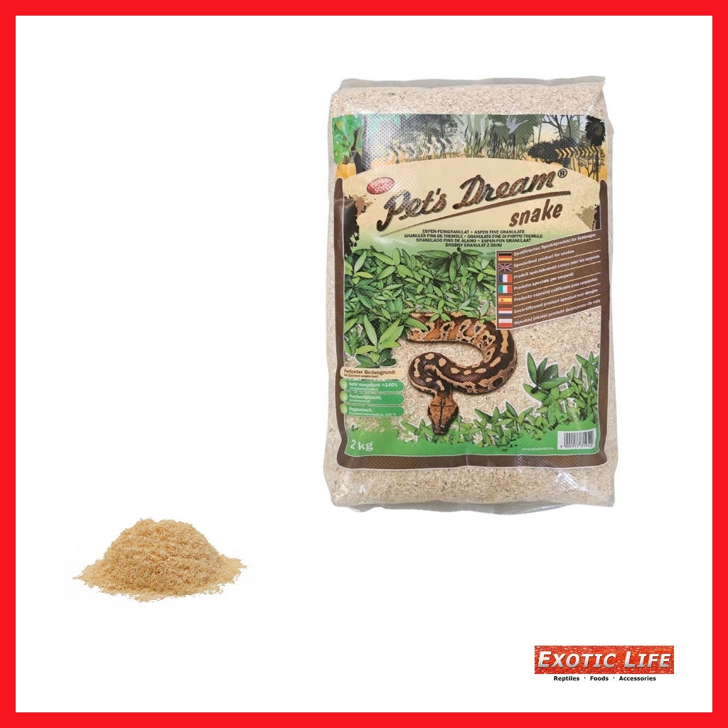 CHIPSI SNAKE (Pet Dreams) ExtraSoft Bedding ขี้เลื่อยสำหรับสัตว์เลี้ยงและสัตว์เลื้อยคลาน  Premium gr