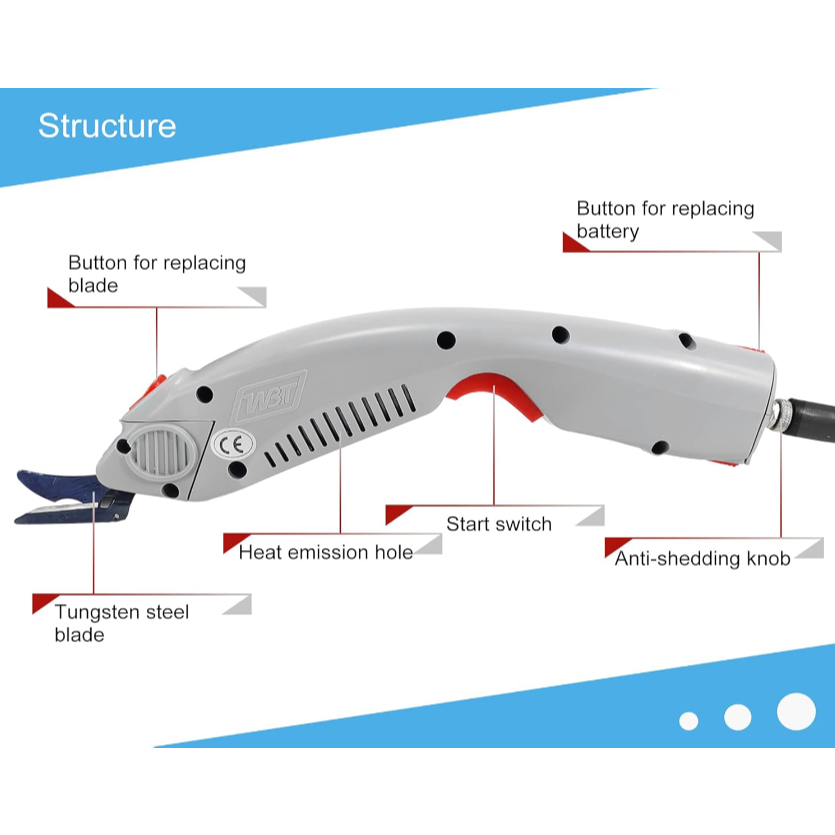 กรรไกรไฟฟ้า Portable Electric Scissors WBT-1