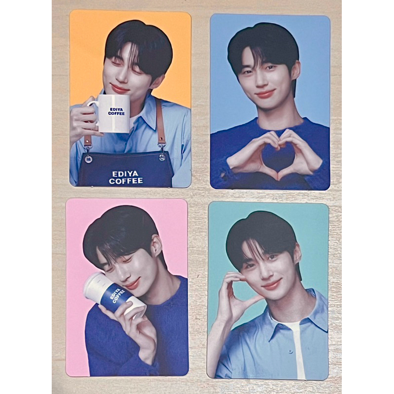 พร้อมส่ง!! Photo Card Byeon wooseok Ediya Coffee ของแท้ 100%