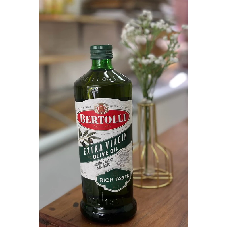 น้ำมันมะกอกธรรมชาติ เอ็กซ์ตร้า เวอร์จิ้น 1 ลิตร extra virgin olive oilล็อตใหม่ เเท้100%