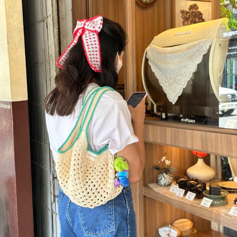 [pre-order 5-7 วัน] abby bag | กระเป๋าถักแฮนด์เมด