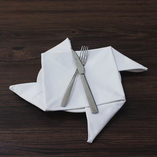 ผ้าเช็ดปาก napkins โรงแรม ร้านอาหาร แน๊ปกิ้น ผ้าเช็ดปากโรงแรม ใช้ผ้า Cotton อย่างดี 17x17 นิ้ว