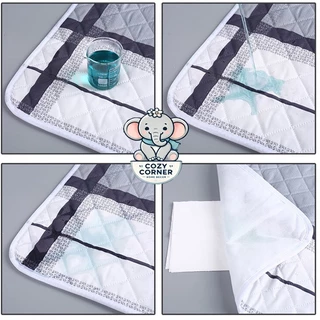 4ชั้น รุ่นหนา ผ้ารองฉี่ ซับน้ำ ขนาด 70x90 ซม 120x150 ซม ผู้สูงอายุ ผู้ป่วยติดเตียง ที่นอนรองฉี่ ผ้ารองฉี่เด็ก