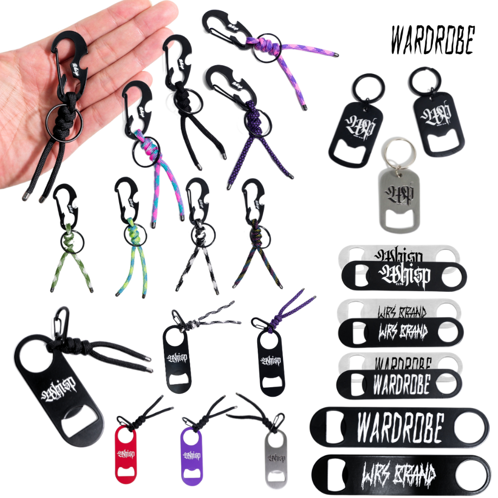 พวงกุญแจ ที่เปิดขวด มีหลายแบบ หลายขนาด Whisp Bottle Opener Keychain