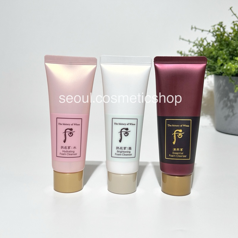 (exp ⁣2026-2027 : Foam No box) The history of Whoo Foam Cleanser (40ml)