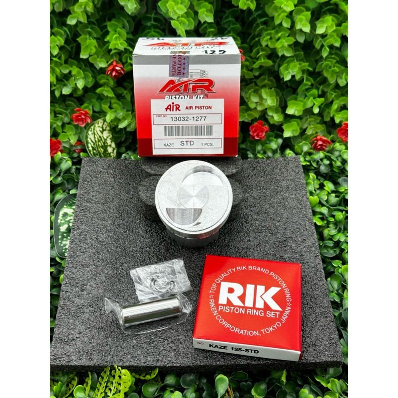 ลูกสูบ56มิลลูกคาเซ่หลบ2วาวใส่125คาร์บูR-s-xและเวฟ125iรุ่นไฟเลี้ยวบังลม