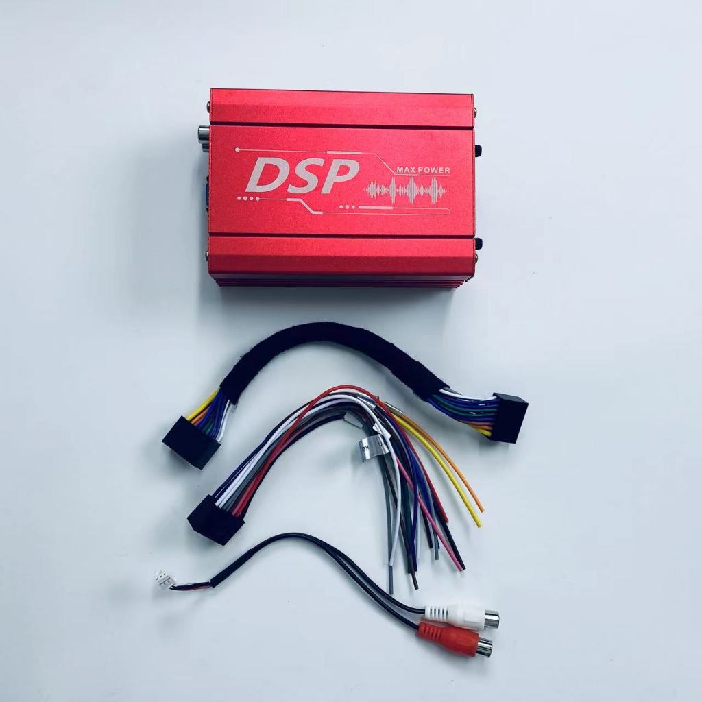 ระบบเสียงรถยนต์ DSP โปรเซสเซอร์เสียง Android เครื่องขยายเสียง รองรับการควบคุมด้วยแอพมือถือ ปรับ EQ ได้ 10 แบนด์