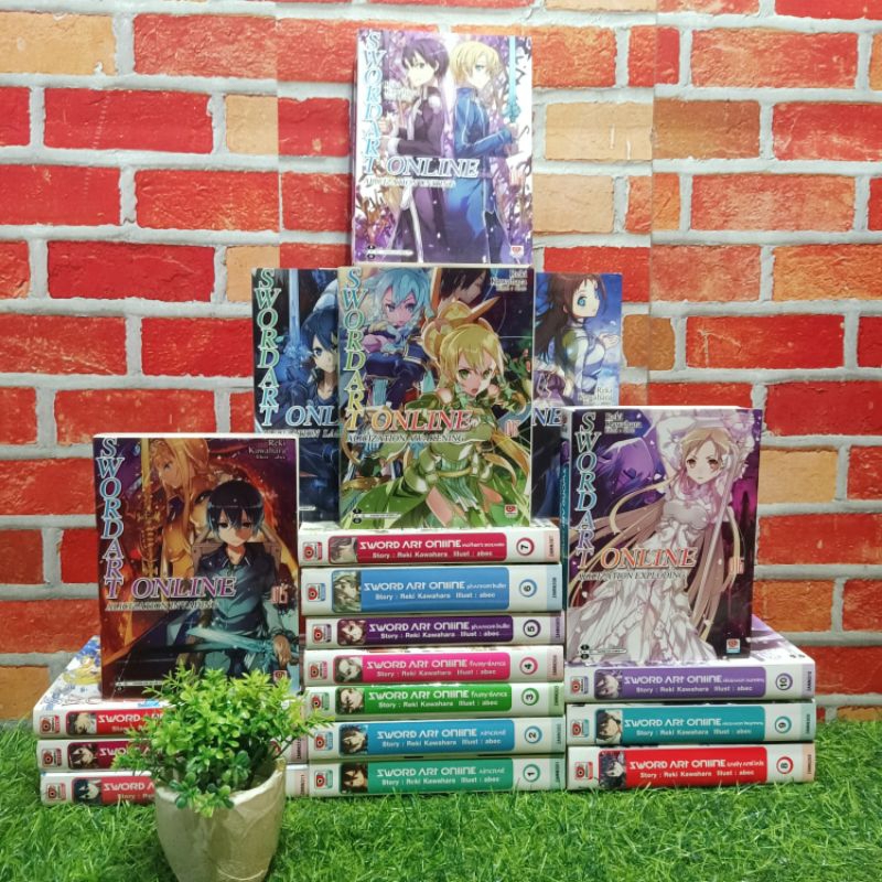 😄😭😭:หนังสือนิยาย:เรื่อง:SWORD ARr ONline 1-19เล่ม ชุด(X9536)