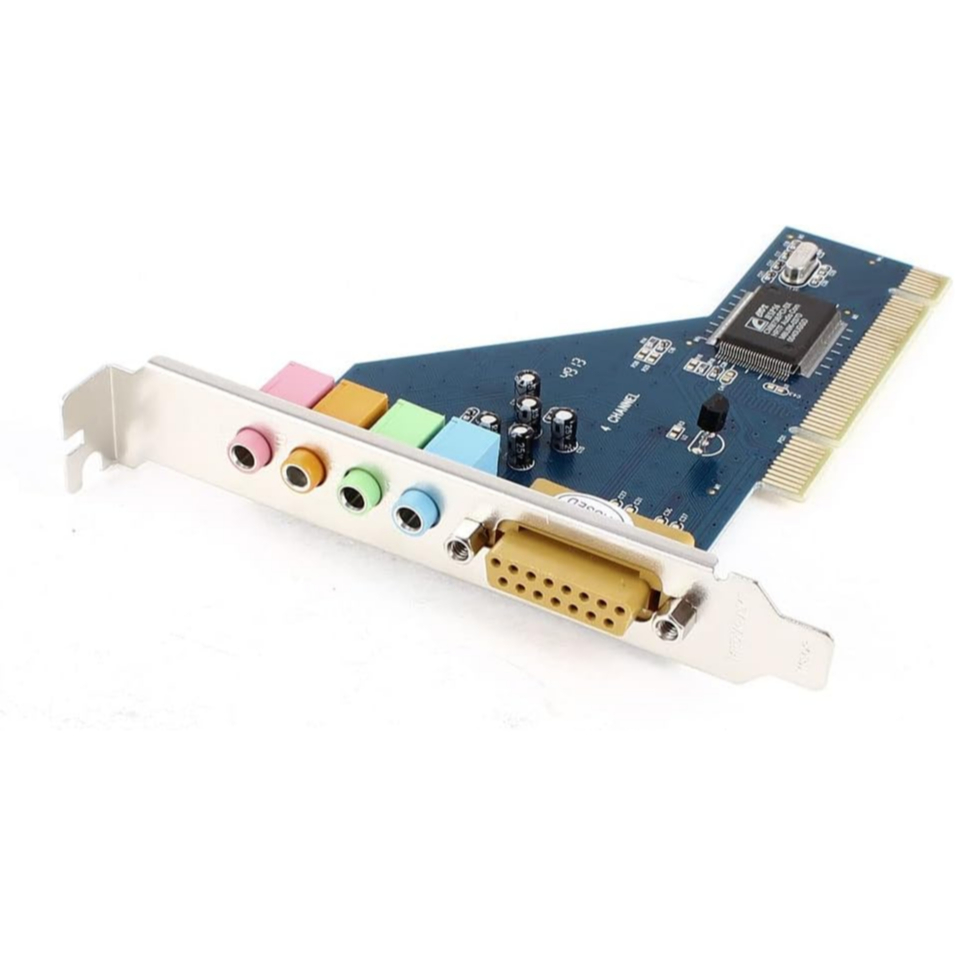 PCI Sound Card Audio Stereo 4 Channel การ์ดเสียง พร้อมส่ง