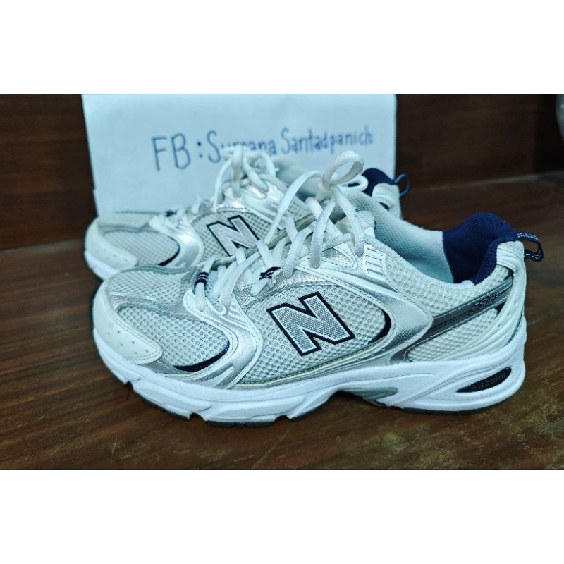 มือสองของแท้ *New balance 530 white navy