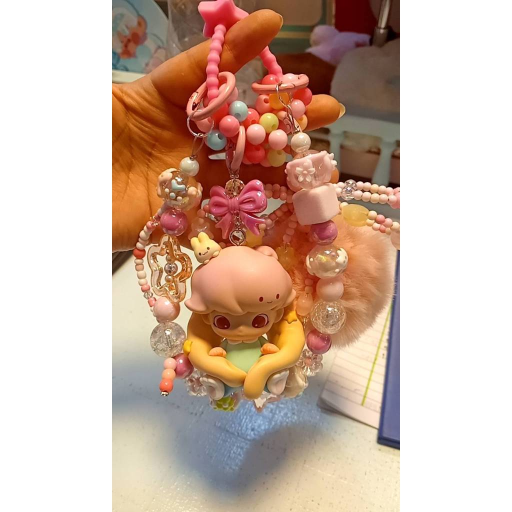 พวงกุญแจ Popmart Figure Handmade