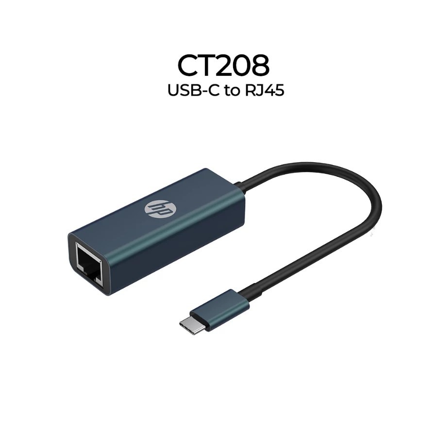 ตัวแปลง USB-C TO RJ45 ETHERNET ADAPTER 1000Mbps HP รุ่น DHC-CT208
