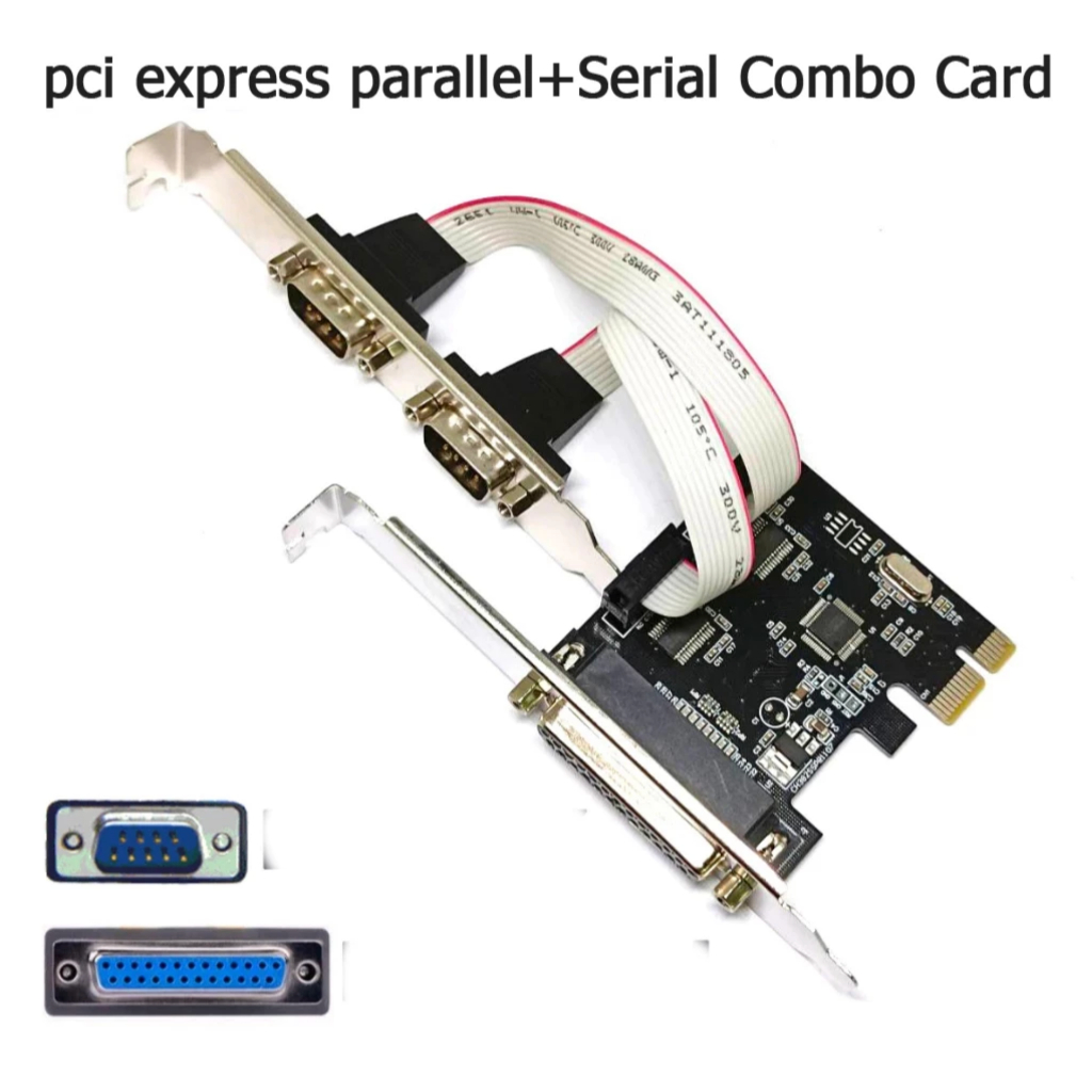 pci express parallel+Serial Combo Card RS232 Win7 (64 bit), Win8, Win10, Win11