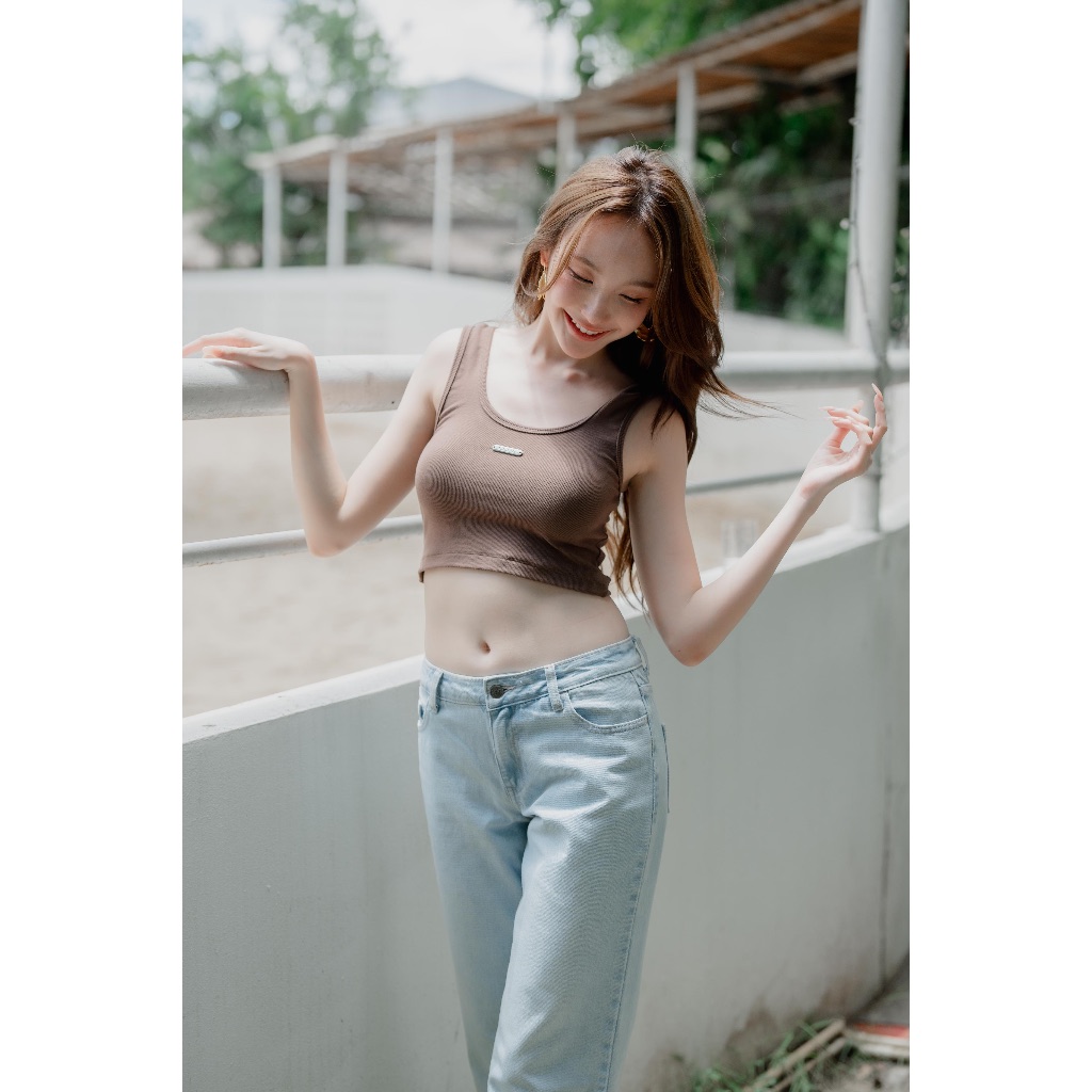 GENEDENIM เสื้อกล้าม ผ้าร่องนิ่ม รุ่น Blink