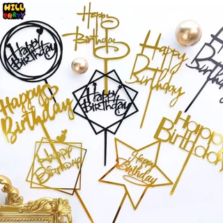 ป้ายท็อปเปอร์ Happy Birthday น่ารัก ปาร์ตี้วันเกิด