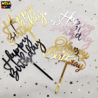 ป้ายท็อปเปอร์ Happy Birthday น่ารัก ปาร์ตี้วันเกิด