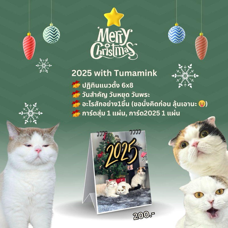 (Pre-Order) 2025 Calendar บ้านตูมามิ้ง