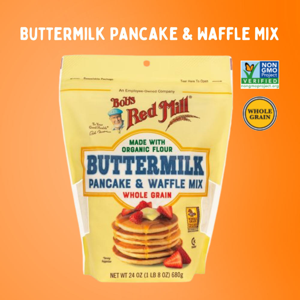 Bob's Red Mill Buttermilk Pancake & Waffle Mix|บัตเตอร์มิลค์ แพนเค้ก มิกซ์ 680g| Sunshine Market