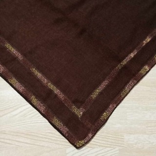 ผ้าคลุมบาวาสี่เหลี่ยม ปักเส้นหลาสกู