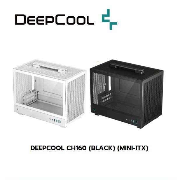 DEEPCOOL CH160 (BLACK) CASE (เคส) (MINI-ITX) ITX